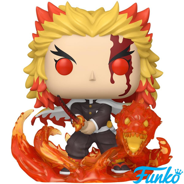 Funko POP #1856 Premium Demon Slayer Kyojuro Rengoku (9th Form) Figure